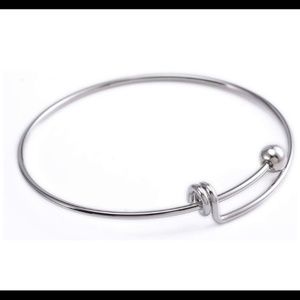 🔥HOT SALE🔥 Silver Bangle Bracelet for Charms